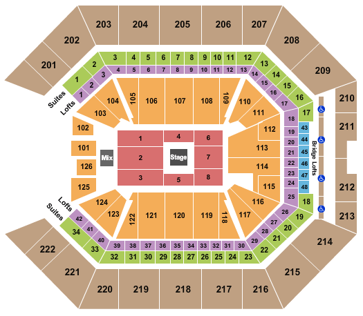 Golden 1 Center Shane Gillis Seating Chart